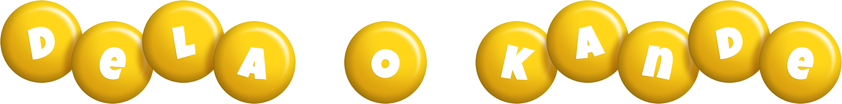 Dela O Kande candy-yellow logo